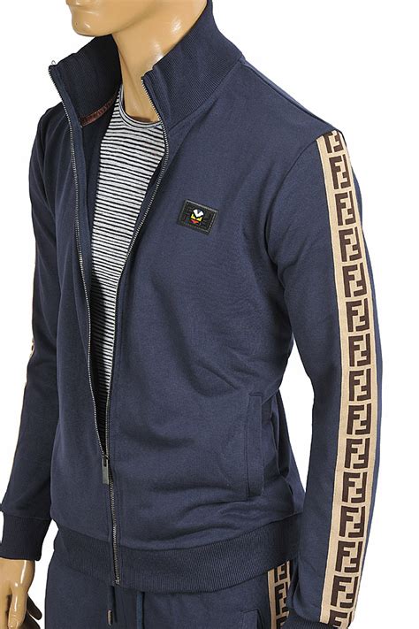 fendi full tracksuit|fendi tracksuit navy.